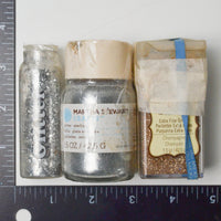 Silver + Gold Glitter - 3 Jars