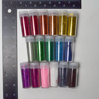 Rainbow Fine Glitter Bundle - 17 Tubes