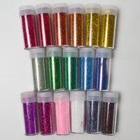 Rainbow Fine Glitter Bundle - 17 Tubes