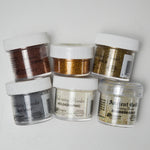 Metallic + Sparkly Embossing Powder - 6 Jars