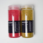 Red + Gold Ikea Glitter - 2 Jars