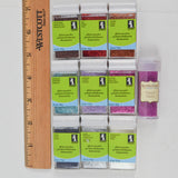 Rainbow Inkadinkado Glitter + Recollections Microbeads - 10 Containers
