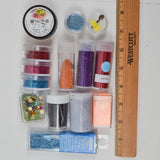 Assorted Jewel Tone Fine Glitter Bundle