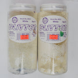 Chenille Kraft White Glitter - 2 Jars