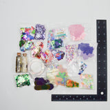 Assorted Floral + Heart Shaped Metallic Confetti & Sequins