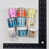 Colorful Embossing Powders - 9 Bottles