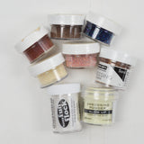 Brown, Sparkle + Glow-in-the-Dark Embossing Powders - 8 Bottles