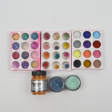Glitter, Powdered Pigment + Nail Art Flowers and Mica Chips