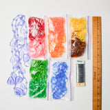 Colorful Plastic Bead Necklaces + Wire Spool Bundle Default Title
