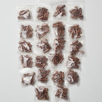 Copper-Colored Bar Slide Clasps - 22 Bags of 10 Clasps