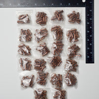 Copper-Colored Bar Slide Clasps - 22 Bags of 10 Clasps