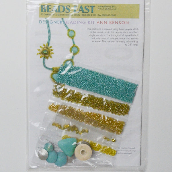 Beads East Necklace Designer Beading Kit – Make & Mend, Beading Kit 