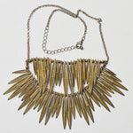 Silver-Gold Statement Necklace