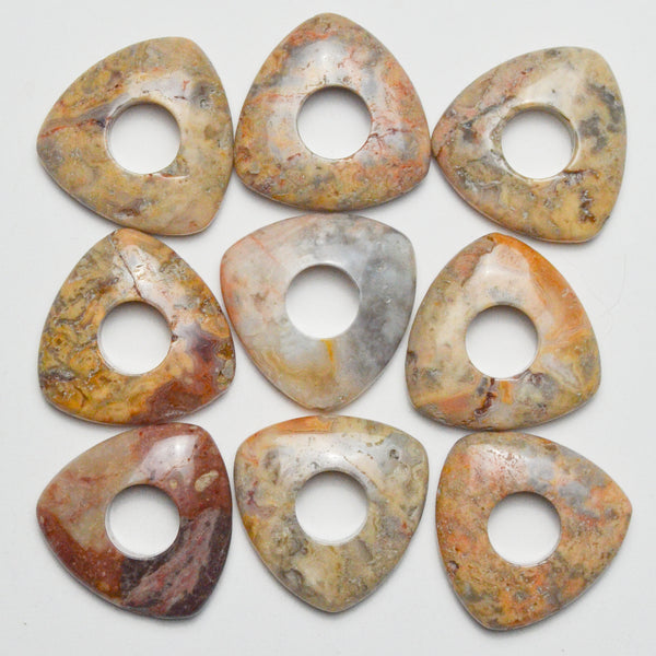 Triangle Donut Stone Bead Bundle