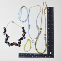 Beaded Necklace + Bracelet Bundle - Set of 5
