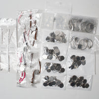 Metal Cabochon Mounts, Cabochon Bracelet Blanks + Assorted Jewelry Findings