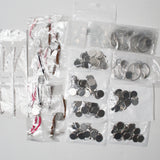 Metal Cabochon Mounts, Cabochon Bracelet Blanks + Assorted Jewelry Findings