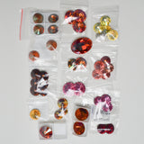 Pink, Red + Orange Swarovski Rivoli Stone Bundle