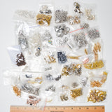 Assorted Metal Beads + Findings Bundle