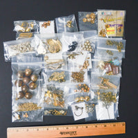 Vintage Metal Beads, Clips + Jewelry Findings Bundle