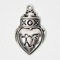 XOX Heart Charm