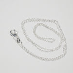 Silver Tone Chain with Lobster Clasp - 24"