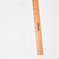 Silver Tone Chain with Lobster Clasp - 24"