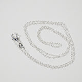 Silver Tone Chain with Lobster Clasp - 24"