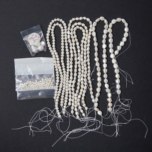Baroque Freshwater Pearl Beads - 7 Strands + Extra