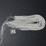 Ivory Rice Oval Freshwater Pearl Beads - 7 Strands