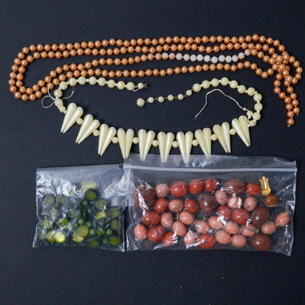 Plastic + Shell Bead Bundle