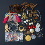Assorted Earring, Keyring + Findings Bundle