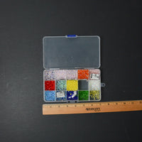 Celestial Crystal Bicone Beads in Compartment Case