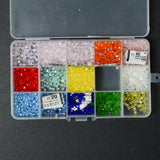 Celestial Crystal Bicone Beads in Compartment Case