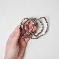 Bendable Silver Tone Bracelet