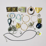 PIns, Clips + Assorted Broken Jewelry