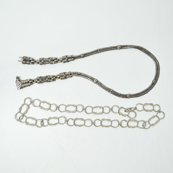 Silver Tone Necklaces - Bundle of 2