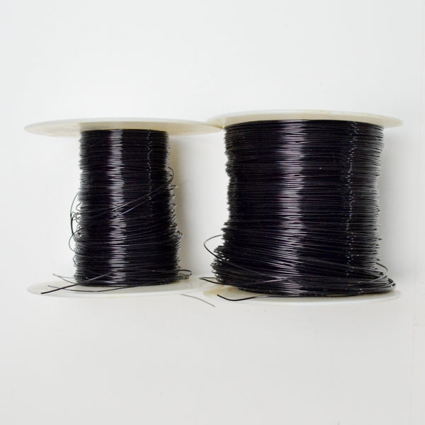 Black 20 Gauge Wire - 2 Spools
