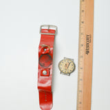 Spiro Agnew Watch Face + Red Leather Band
