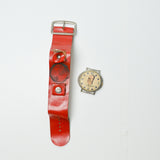 Spiro Agnew Watch Face + Red Leather Band