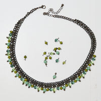 Green Beaded Necklace