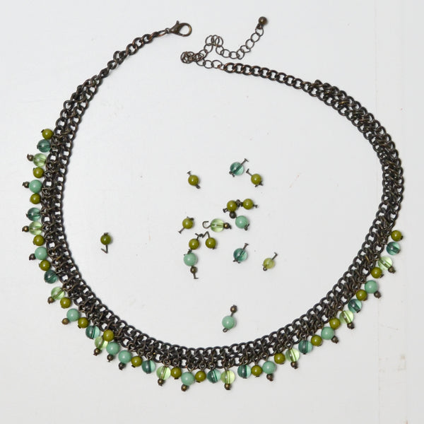Green Beaded Necklace
