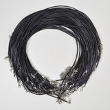 Black Braided Cord Necklace Bundle