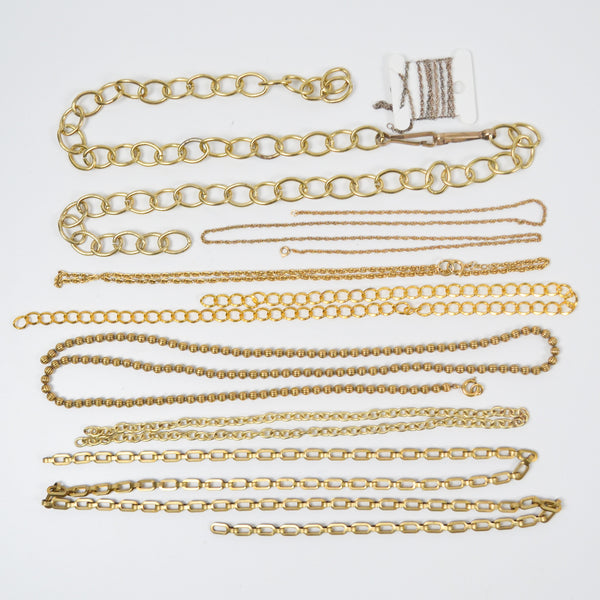 Gold Tone Chain Bundle