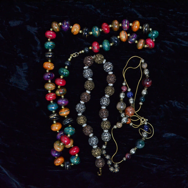 Beaded Necklace Bundle - Set of 3