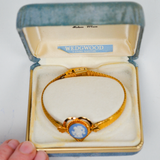 Wedgewood Cameo Kestenmade Gold Tone Bracelet in Box