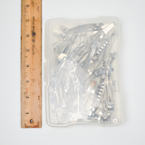 Silver Tone Metal Clip Blank Bundle