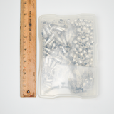 Silver + Pewter Tone Cone + Round Bead Bundle