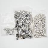 Silver + Pewter Tone Cone + Round Bead Bundle