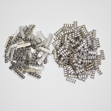 Pewter 5 to 1 Multi-Strand Links + 4 Hole Spacer Beads